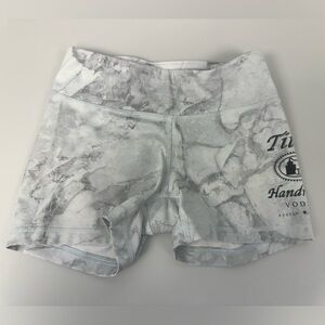 Gray and white Women's athletic Shorts